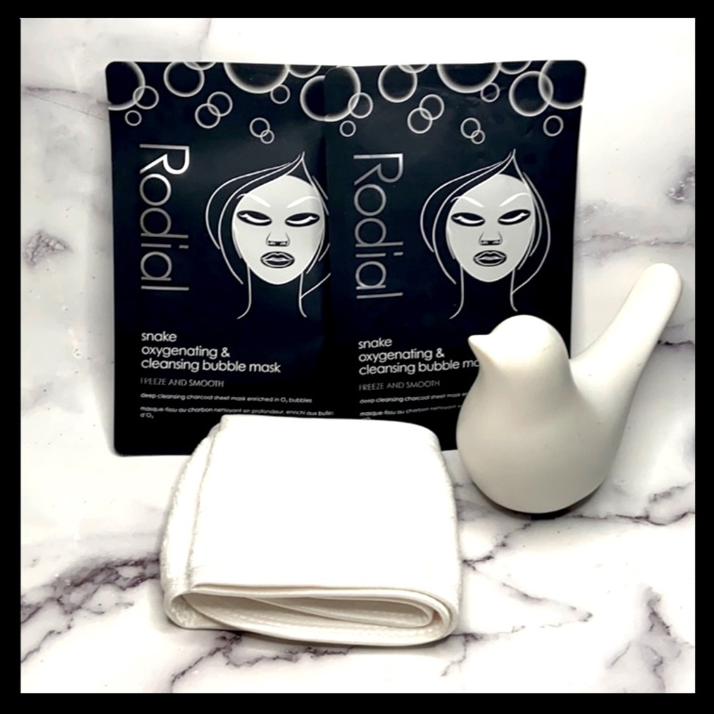 2 Snake Oxygenating & Cleansing Bubble Mask Set